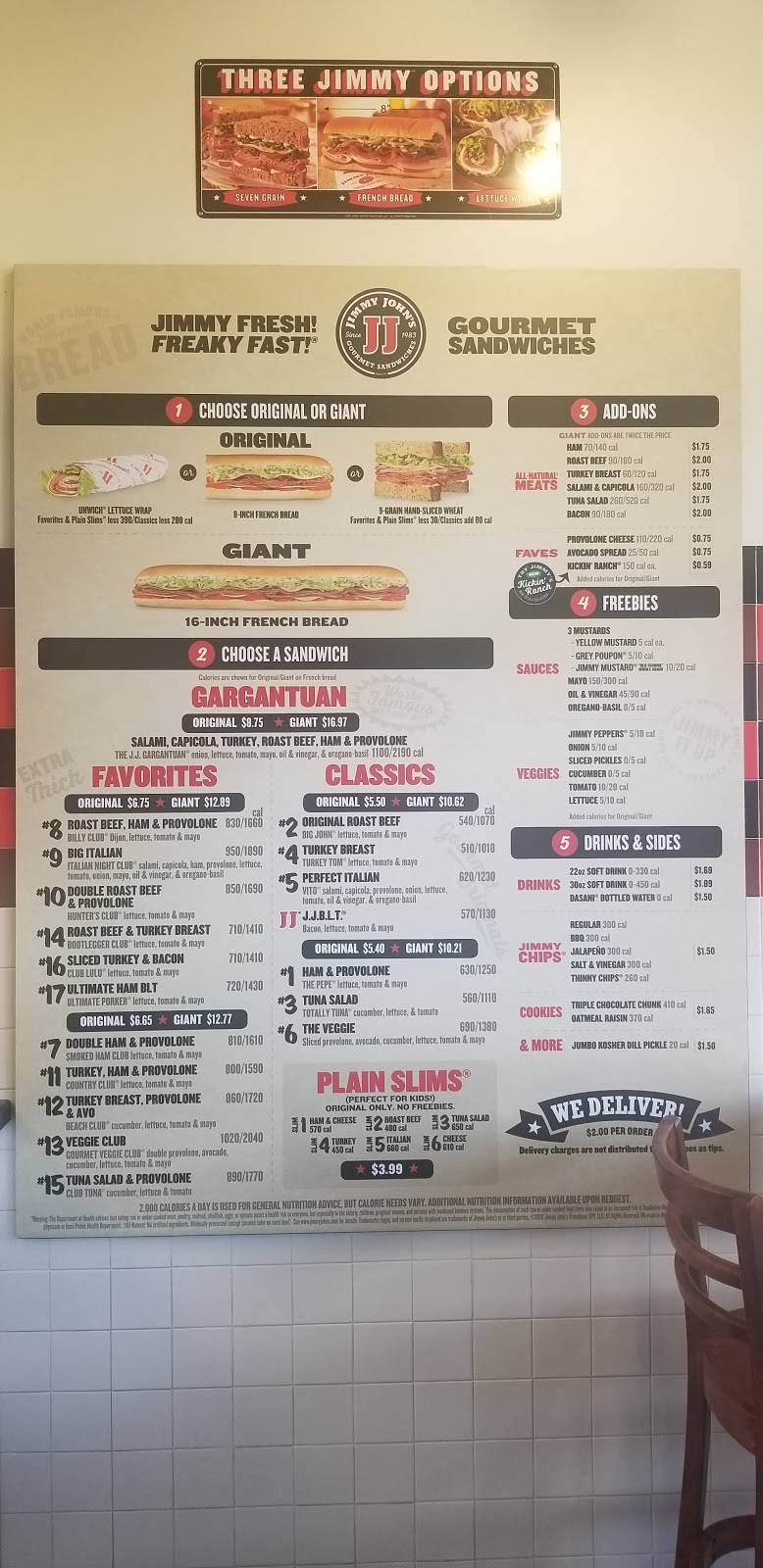 Jimmy Johns | meal delivery | 431 Western Blvd Ste. D, Jacksonville, NC 28546, USA | 9102194191 OR +1 910-219-4191