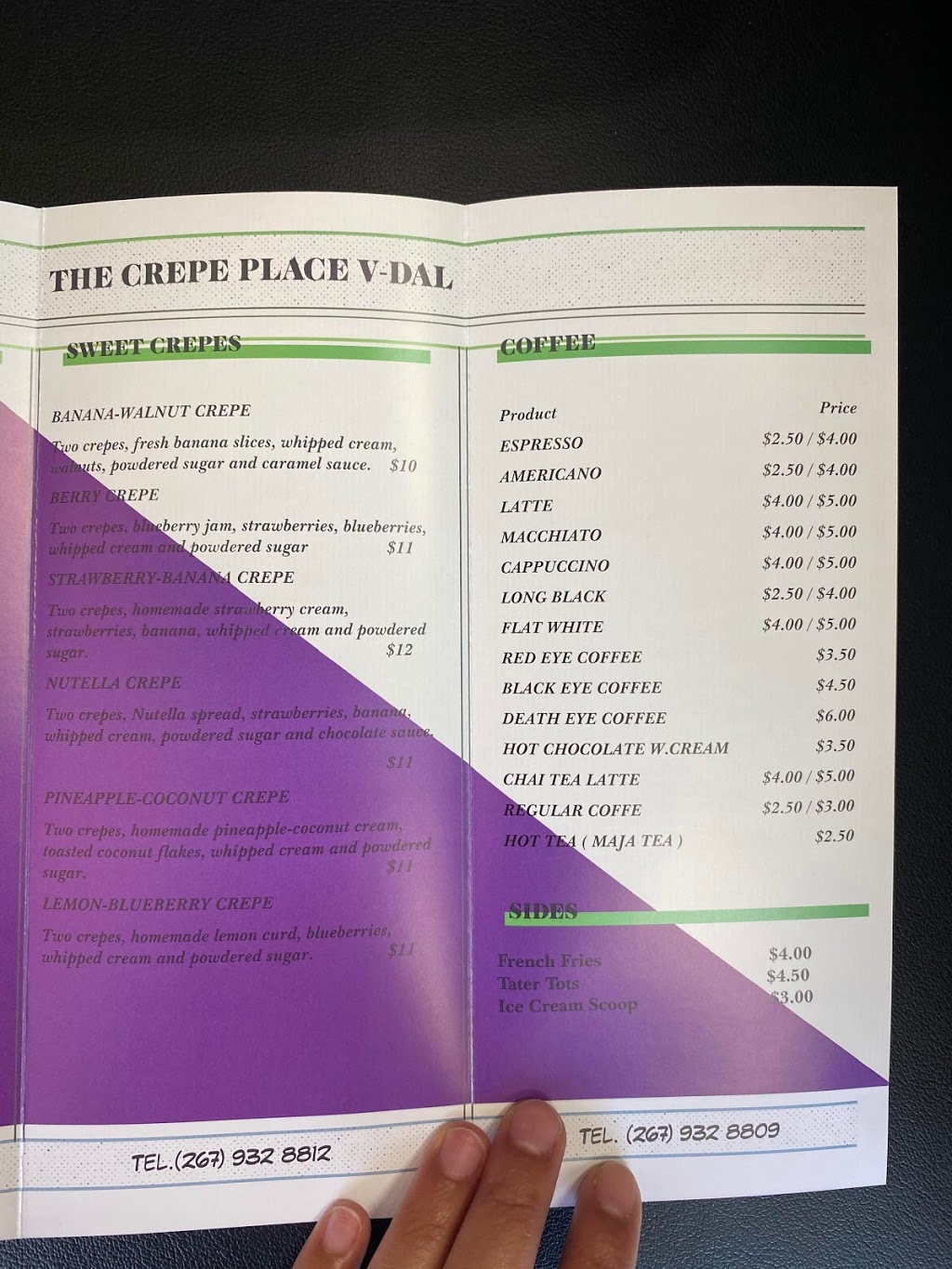 The Crepe Place V-Dal | restaurant | 345 Main St, Harleysville, PA 19438, USA | 2679328809 OR +1 267-932-8809