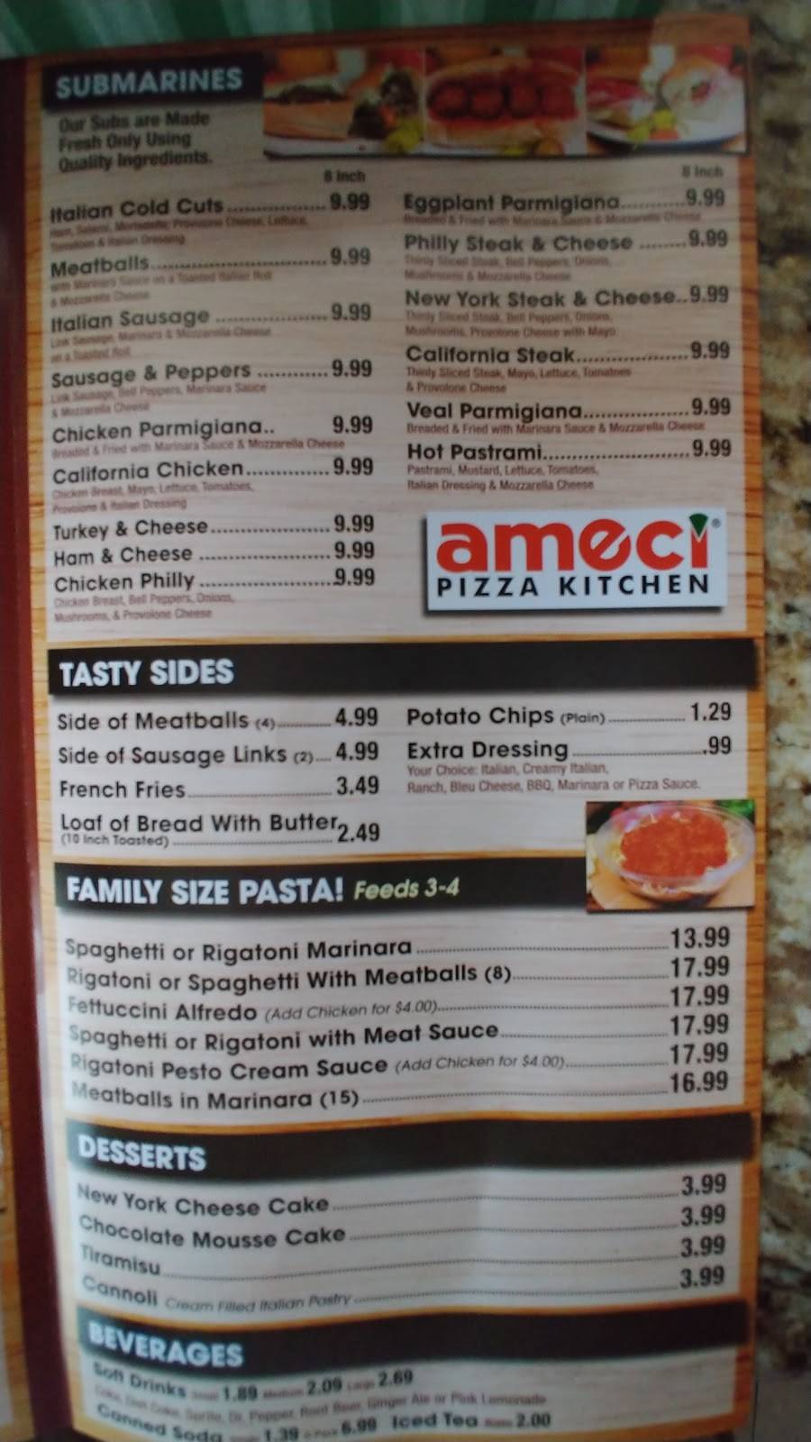 Ameci Pizza Kitchen - Restaurant | 3869 W Rancho Vista Blvd, Palmdale ...