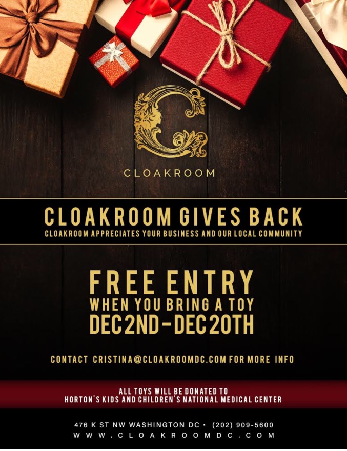 Cloakroom Gentlemens Club | restaurant | 476 K St NW, Washington, DC 20001, USA | 2029095600 OR +1 202-909-5600