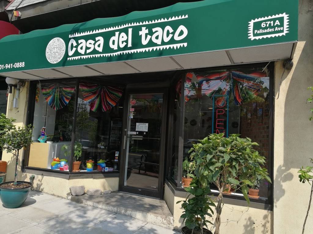 La Casa Del Taco | restaurant | 671 A Palisade Ave, Cliffside Park, NJ 07010, USA | 2019411010 OR +1 201-941-1010