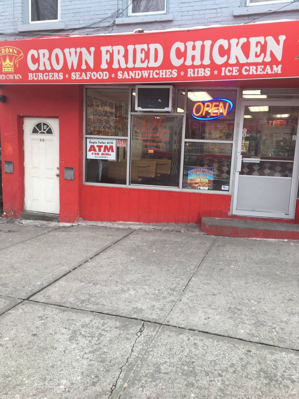 Crown Fried Chicken Restaurant 219 Broadway Newburgh Ny 12550 Usa