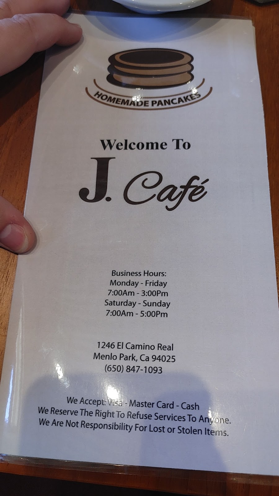 Jason Cafe | restaurant | 1246 El Camino Real, Menlo Park, CA 94025, USA | 6508471093 OR +1 650-847-1093