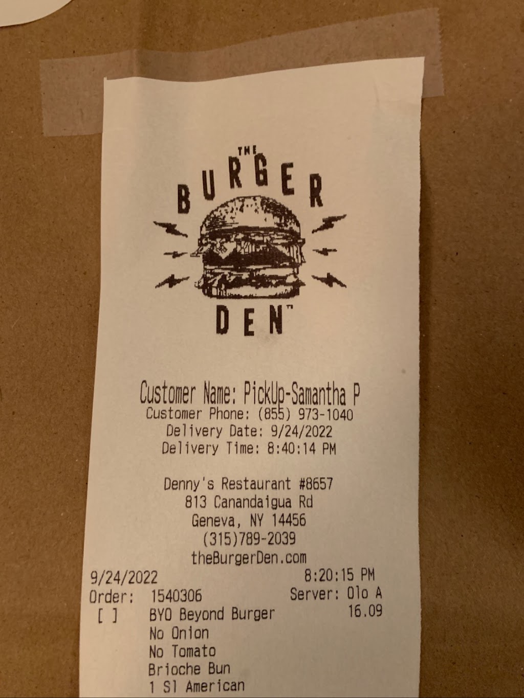 The Burger Den | restaurant | 813 Canandaigua Rd, Geneva, NY 14456, USA