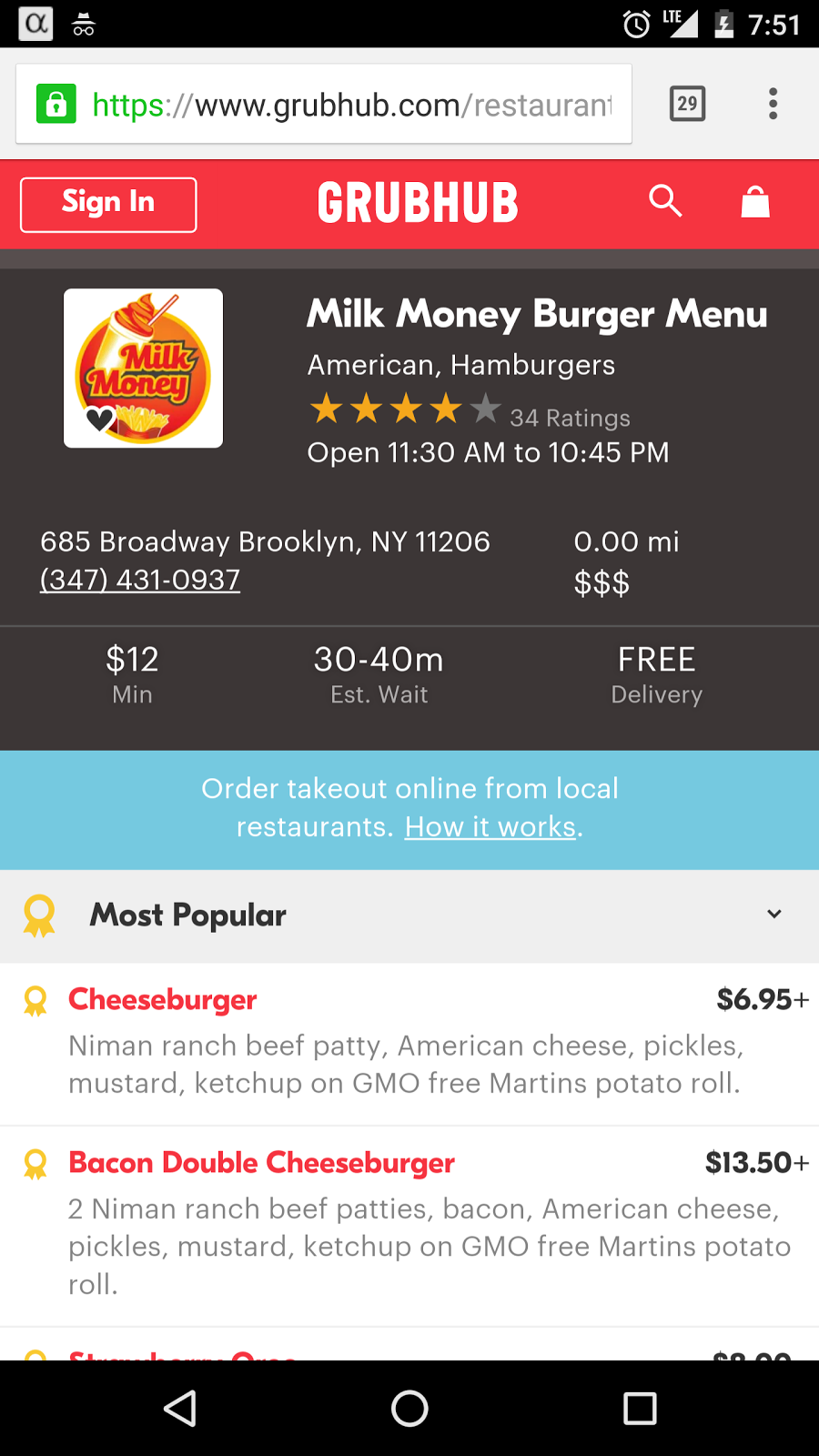 Milk Money Burger | restaurant | 685 Broadway, Brooklyn, NY 11206, USA | 3474310937 OR +1 347-431-0937