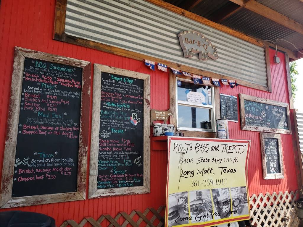 R&J’s BBQ &Treats | restaurant | 6406 TX-185, Port Lavaca, TX 77979, USA | 3612500787 OR +1 361-250-0787