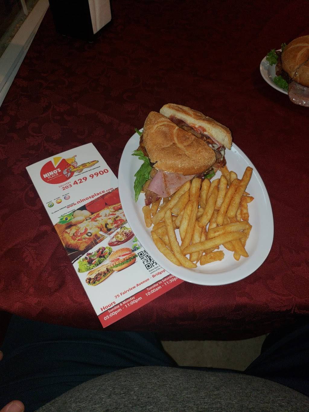 Ninos Place | meal delivery | 75 Fairview Ave, Bridgeport, CT 06606, USA | 2034299900 OR +1 203-429-9900