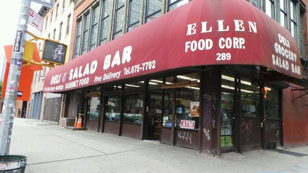 Ellens Deli & Grocery | meal takeaway | 289 Hudson St, New York, NY 10013, USA | 2126757792 OR +1 212-675-7792