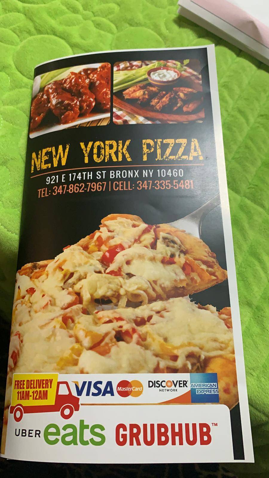 NY Pizza | restaurant | 921 E 174th St, The Bronx, NY 10460, USA | 3478627967 OR +1 347-862-7967
