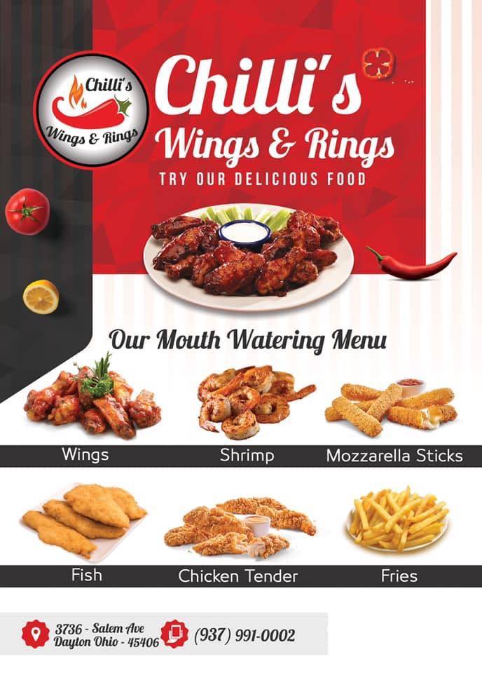 Chilli's Wings & Rings Restaurant 3736 Salem Ave, Dayton, OH 45406, USA