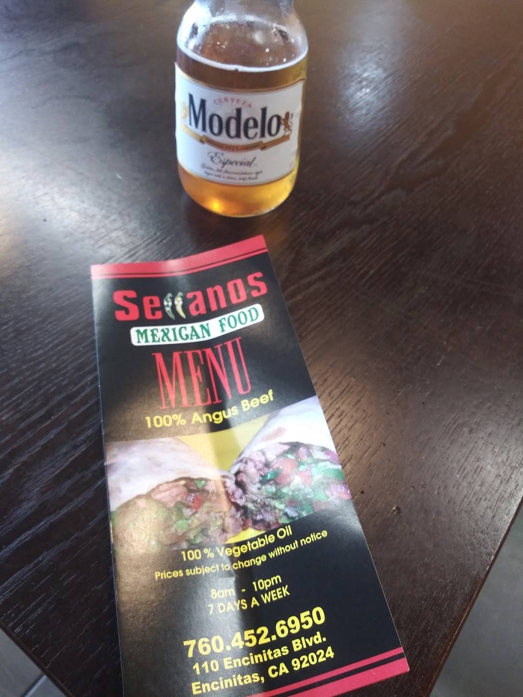 Serranos Mexican food | restaurant | 110 Encinitas Blvd, Encinitas, CA 92024, USA | 7604526950 OR +1 760-452-6950