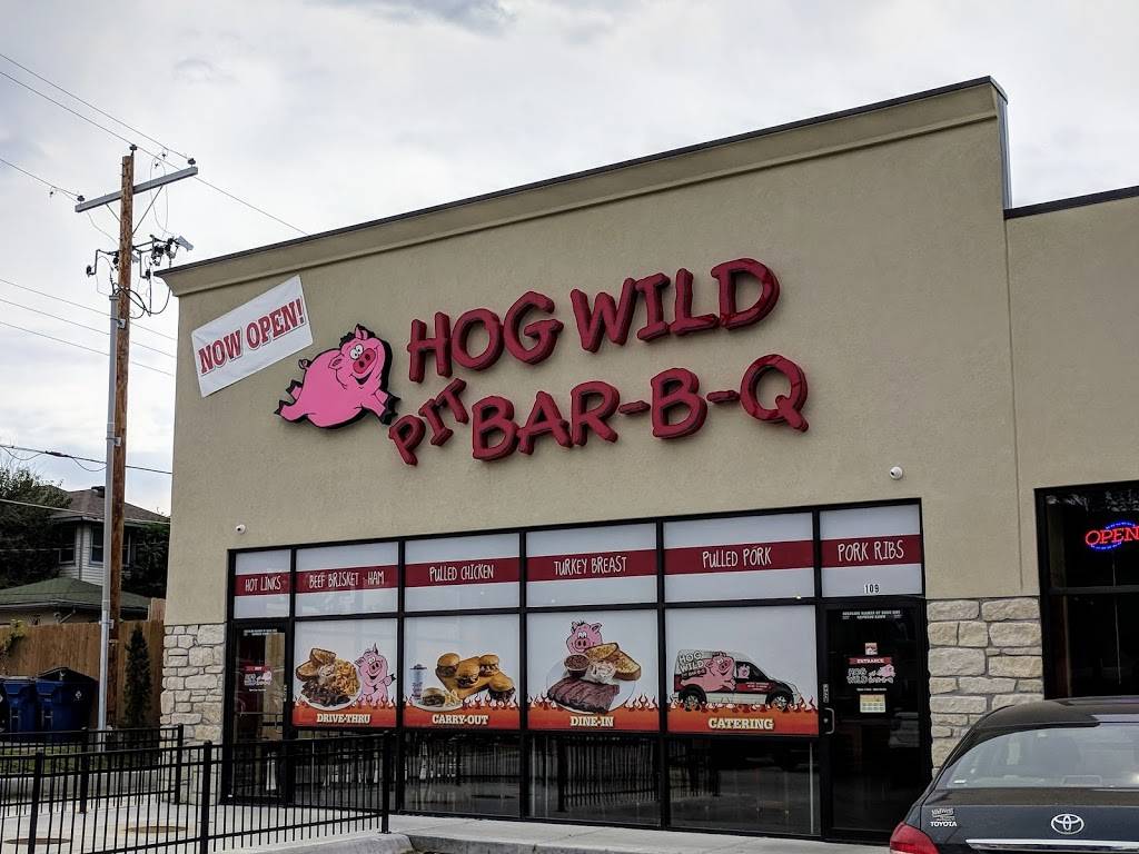 Hog Wild Pit Bar-B-Q - Restaurant | 3519 E Central Ave, Wichita, KS