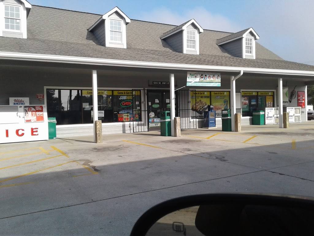 Subway | restaurant | 5014 NC-87, Fayetteville, NC 28306, USA | 9104868320 OR +1 910-486-8320