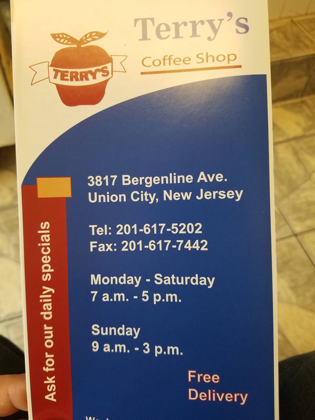 Terrys Coffee Shop | cafe | 3817 Bergenline Ave, Union City, NJ 07087, USA | 2016175202 OR +1 201-617-5202