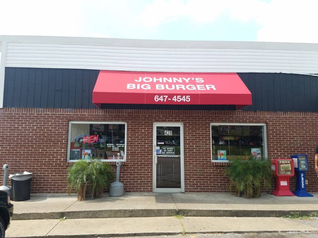 Johnnys Big Burgers | restaurant | 428 College St, Clarksville, TN 37040, USA | 9316474545 OR +1 931-647-4545