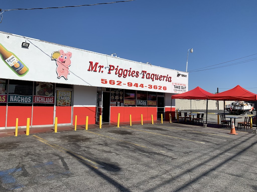 Mr piggies Taqueria Santa Fe Spring Ca 90670" | restaurant | 10941 Norwalk Blvd, Santa Fe Springs, CA 90670, USA | 5629443626 OR +1 562-944-3626