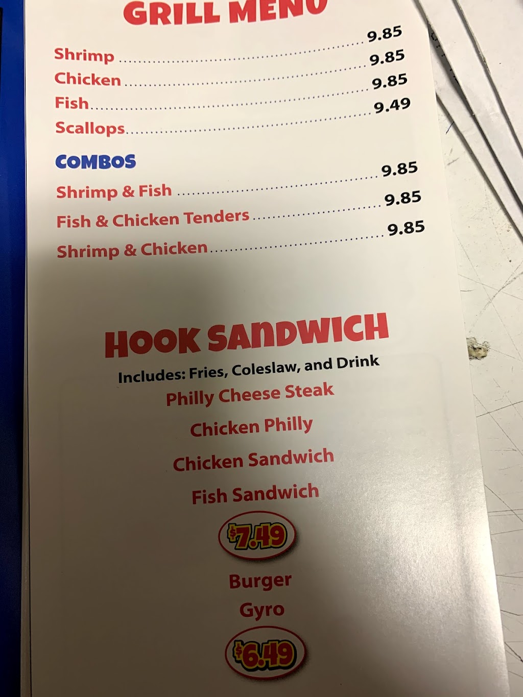 Hooks fish and chicken | restaurant | 277 Ocilla Hwy, Fitzgerald, GA 31750, USA | 2296351078 OR +1 229-635-1078