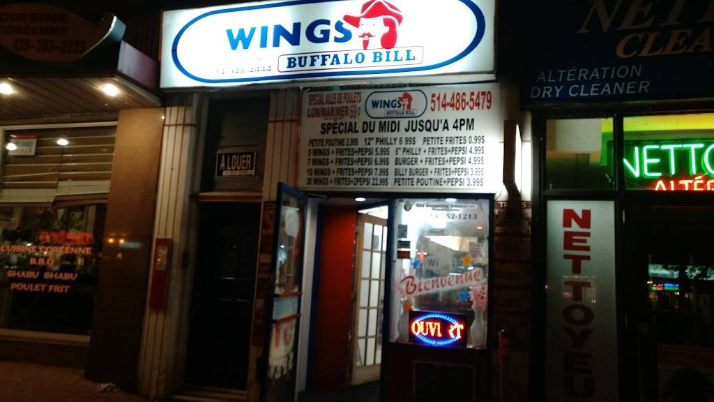 Buffalo Bill Wings | meal delivery | 5248 Chemin Queen Mary, Hampstead, QC H3X 1X5, Canada | 5144865479 OR +1 514-486-5479