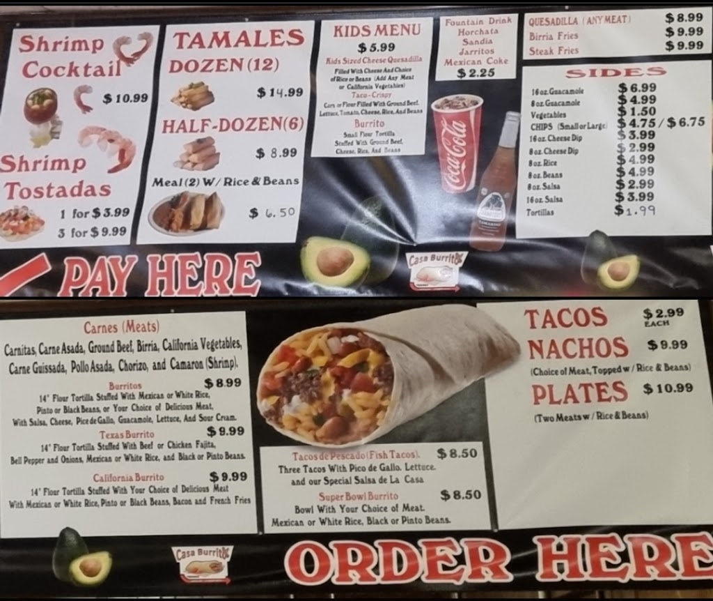 Casa Burrito | restaurant | 1314 N Main St, Altus, OK 73521, USA