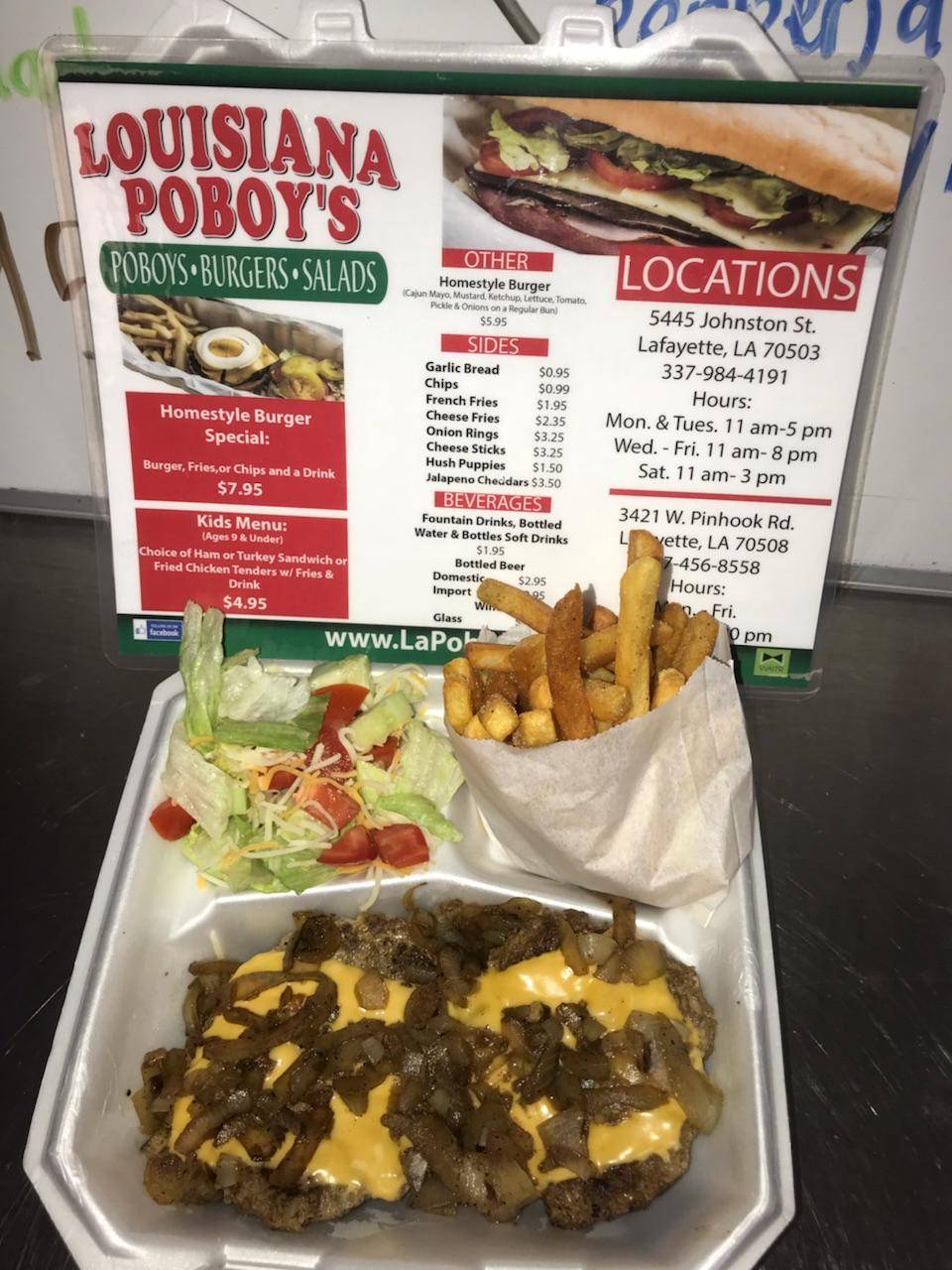 Louisiana Poboys PinHook | restaurant | 3431 W Pinhook Rd, Lafayette, LA 70508, USA | 3374568558 OR +1 337-456-8558