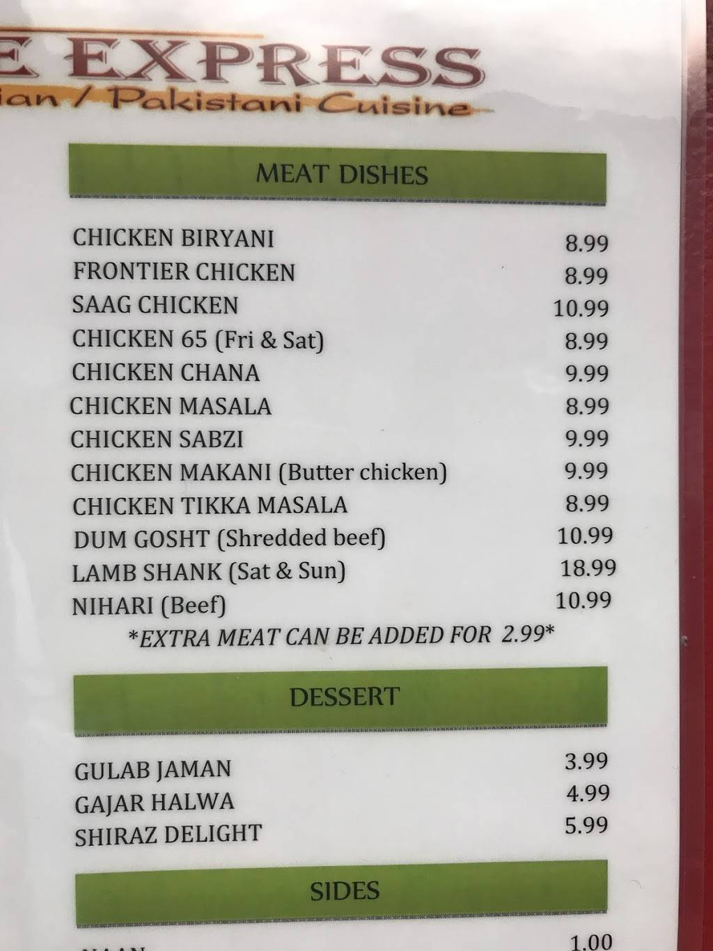 Lahore Express | restaurant | 201 Shartom Dr, Augusta, GA 30907, USA | 7063051104 OR +1 706-305-1104