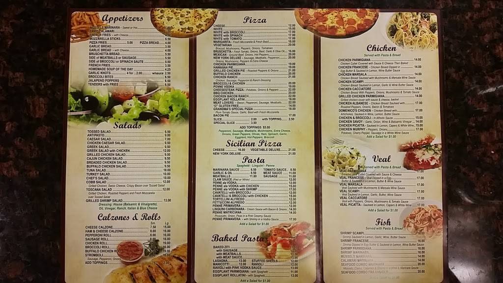 Domenicos Pizza Place | restaurant | 13 Upper Mountain Ave, Rockaway, NJ 07866, USA | 9736279100 OR +1 973-627-9100