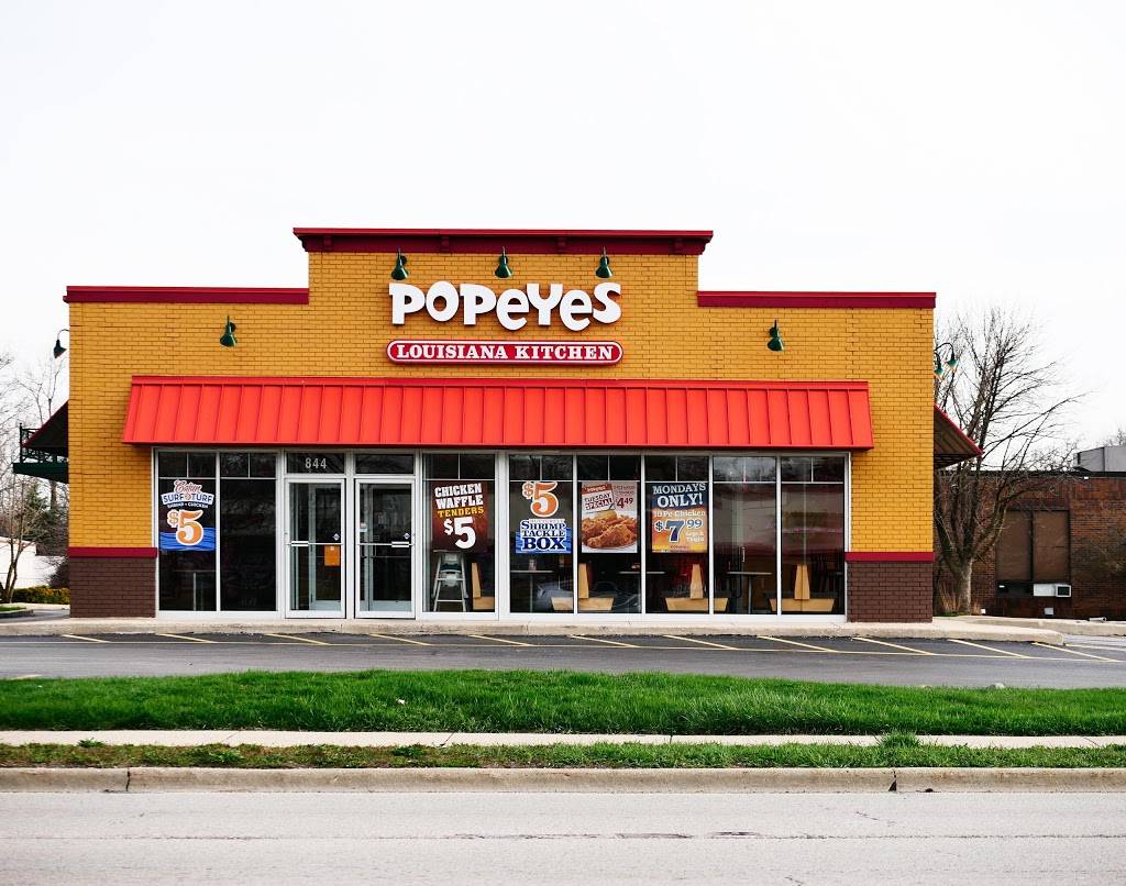 Popeyes Louisiana Kitchen | restaurant | 844 E Roosevelt Rd, Lombard, IL 60148, USA | 6309320200 OR +1 630-932-0200