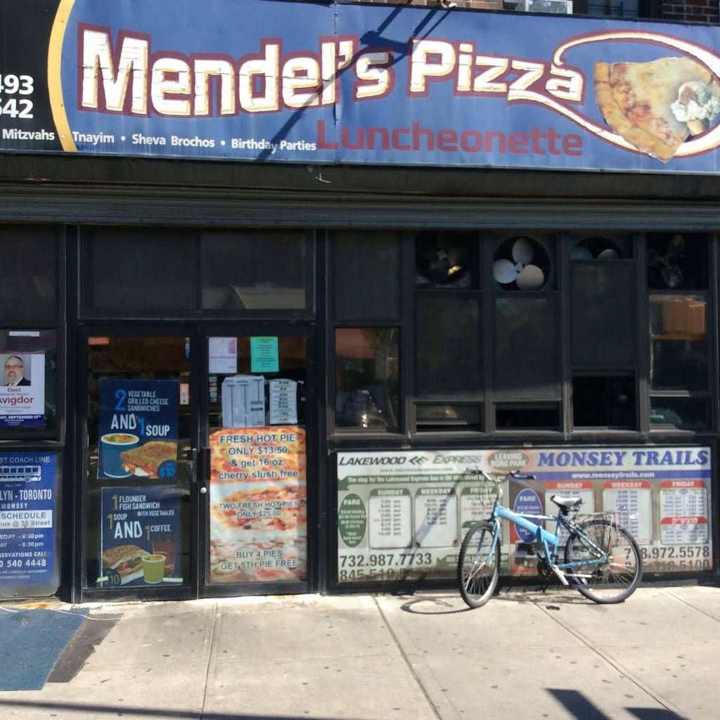 Mendels Pizza | restaurant | 4923 18th Ave, Brooklyn, NY 11204, USA | 7184388542 OR +1 718-438-8542