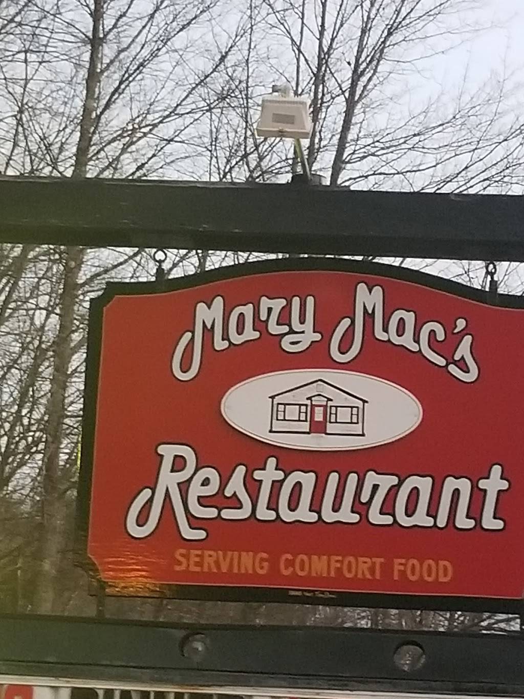 Mary Macs Restaurant | restaurant | 1614 Wakefield Rd, Sanbornville, NH 03872, USA | 6038718315 OR +1 603-871-8315