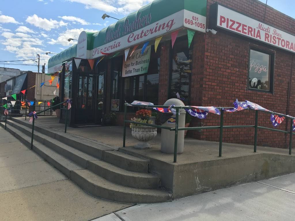 Miceli Brothers Pizzeria Restaurant | meal delivery | 1030 Little E Neck Rd, West Babylon, NY 11704, USA | 6316691055 OR +1 631-669-1055