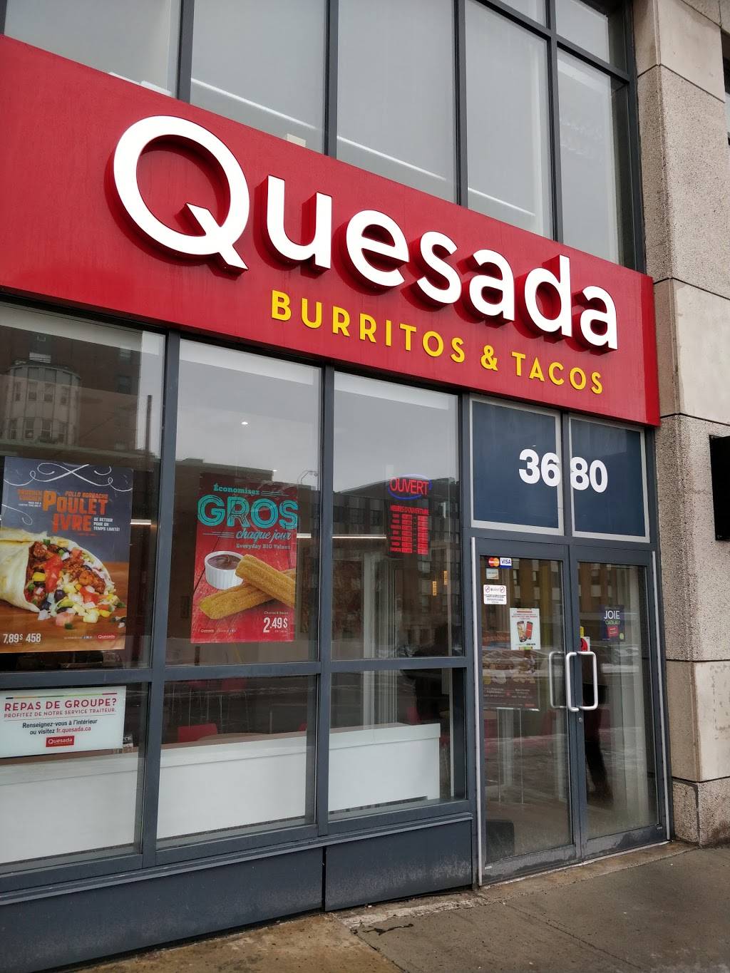 Quesada Restaurant / Quesada Burritos Tacos From Vaudreuil Dorion Menu