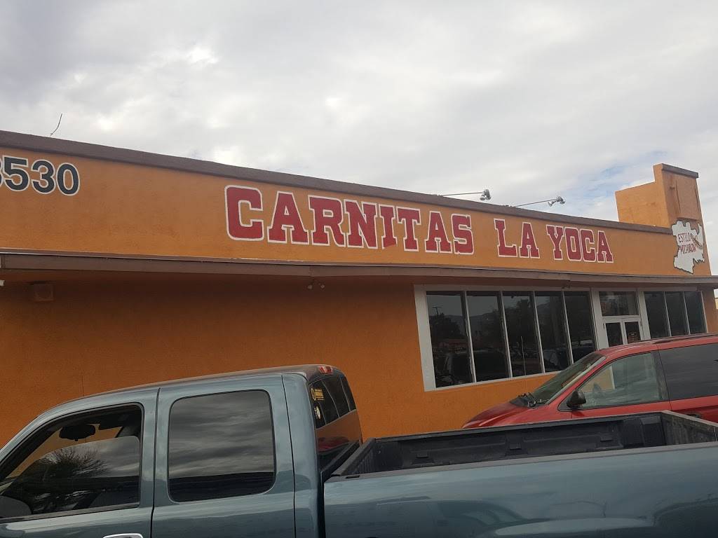 Carnitas La Yoca | restaurant | 3530 S 6th Ave, Tucson, AZ 85713, USA | 5209072662 OR +1 520-907-2662