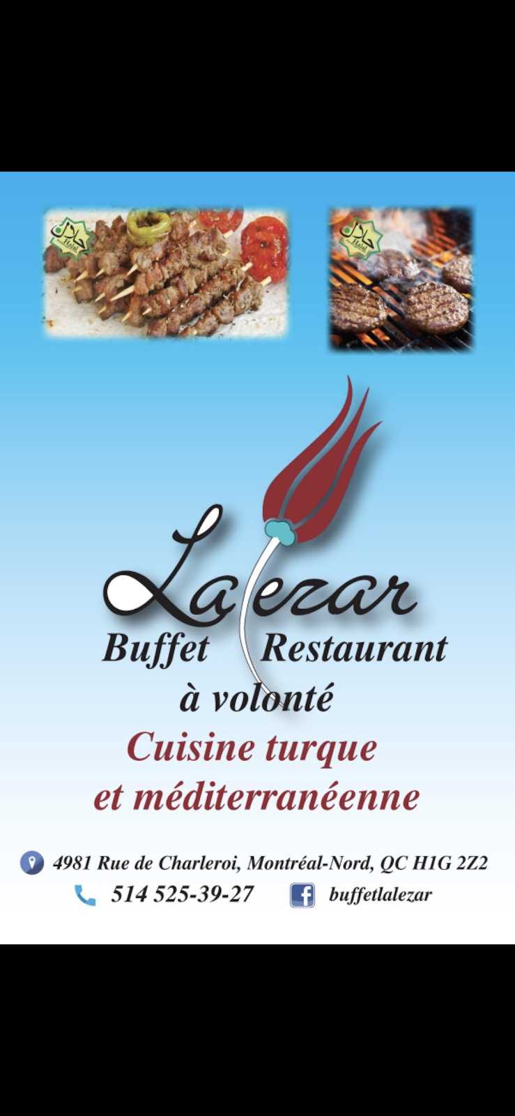 Restaurant Buffet Lalezar | restaurant | 4981 Rue de Charleroi, Montréal-Nord, QC H1G 2Z2, Canada | 5149928867 OR +1 514-992-8867