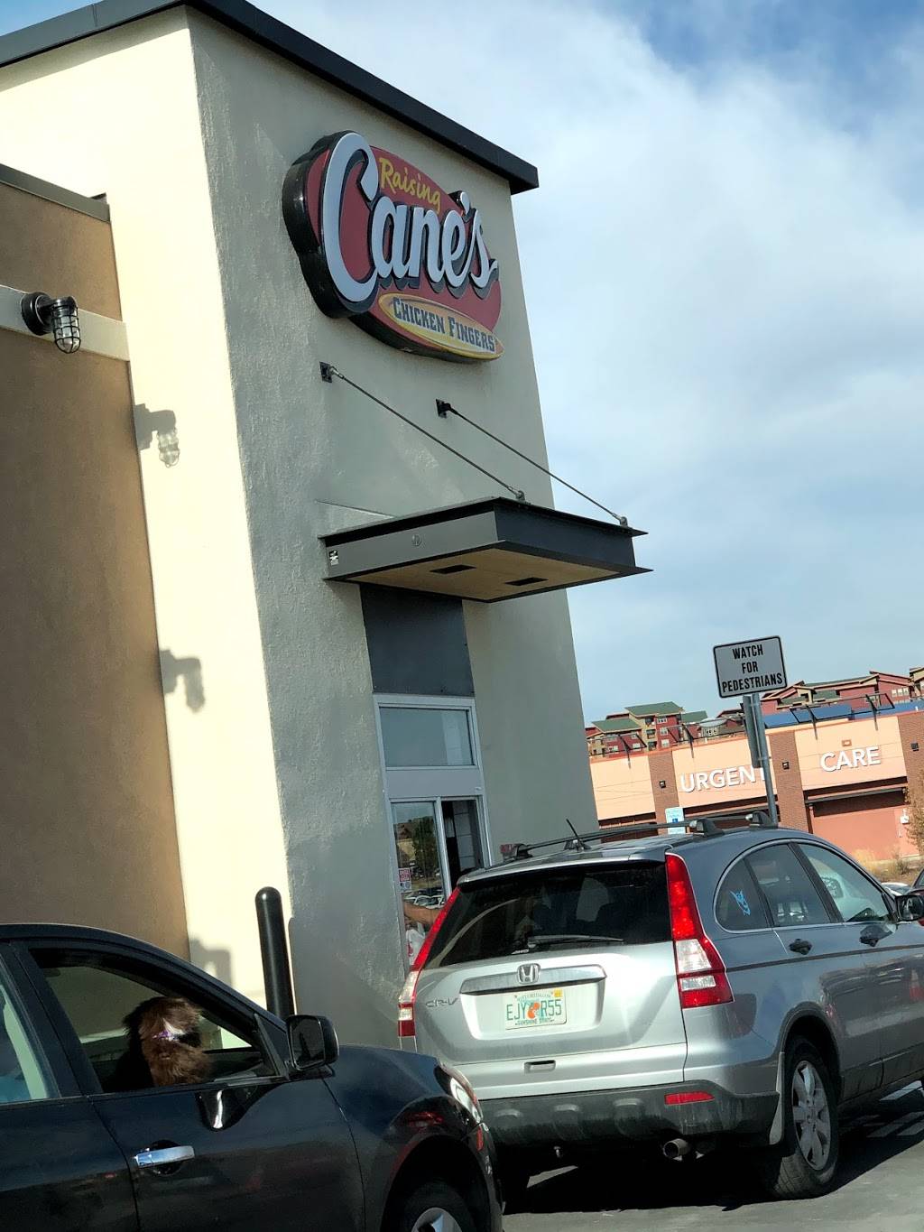 Raising Canes Chicken Fingers | meal takeaway | 18200 Cottonwood Dr, Parker, CO 80138, USA | 3038411207 OR +1 303-841-1207