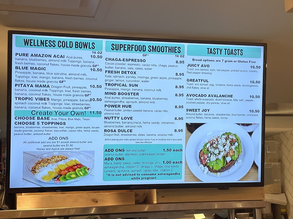 juicygreens menu