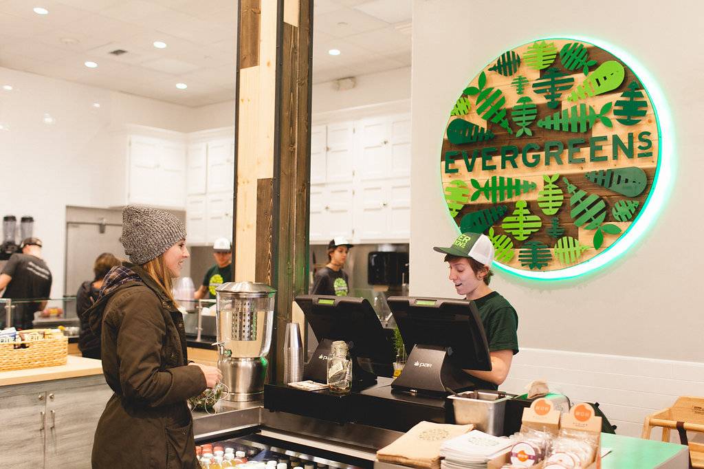 Evergreens Salad Temporarily Closed Restaurant 4609 NE University