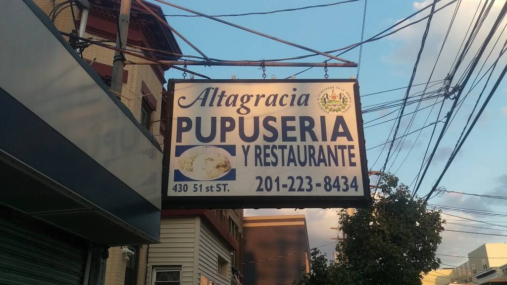 Altagracia Pupuseria y Restaurante | restaurant | 430 51st St, West New York, NJ 07093, USA | 2012238434 OR +1 201-223-8434