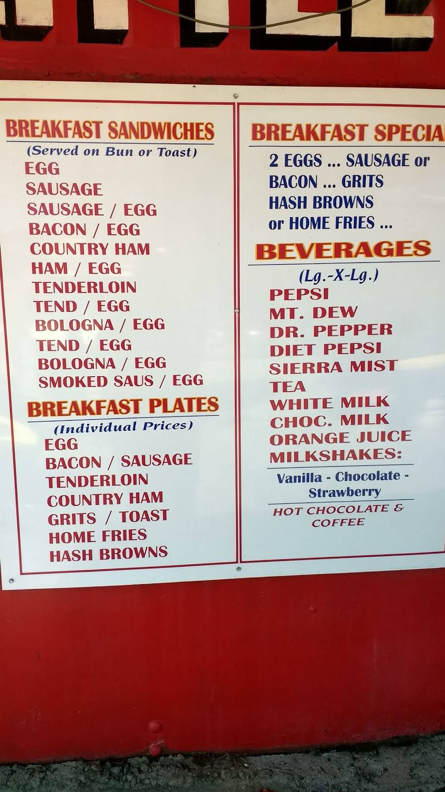 Little Red Caboose Sandwich | meal takeaway | 4284 Patterson Ave, Winston-Salem, NC 27105, USA | 3367671776 OR +1 336-767-1776