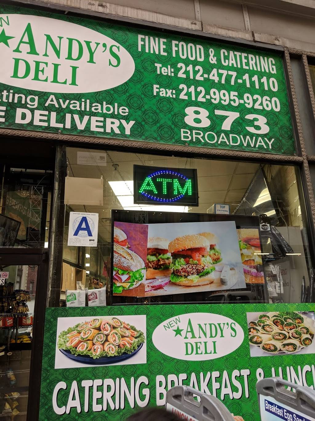 Andys Deli | meal takeaway | 873 Broadway, New York, NY 10003, USA | 2124771110 OR +1 212-477-1110
