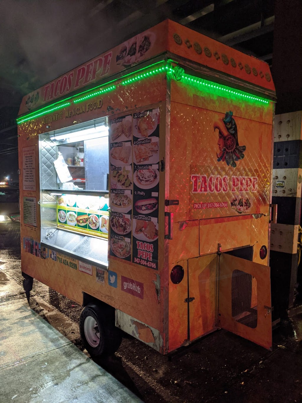 Tacos Pepes Truck | restaurant | 36-10 31st St, Queens, NY 11106, USA | 3473046766 OR +1 347-304-6766