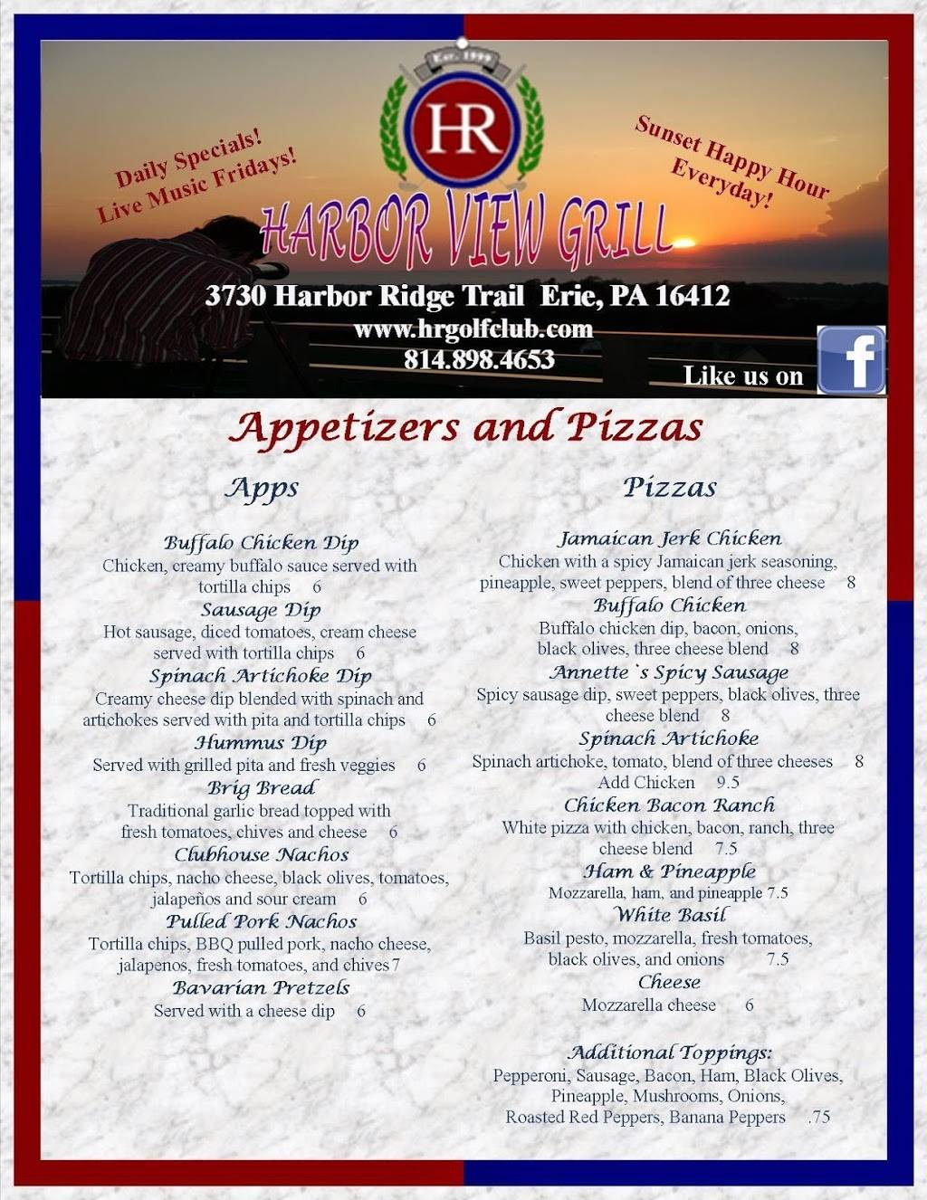 Harbor Ridge Golf Course | restaurant | 3730 Harbor Ridge Trail, Harborcreek Township, PA 16510, USA | 8148984653 OR +1 814-898-4653