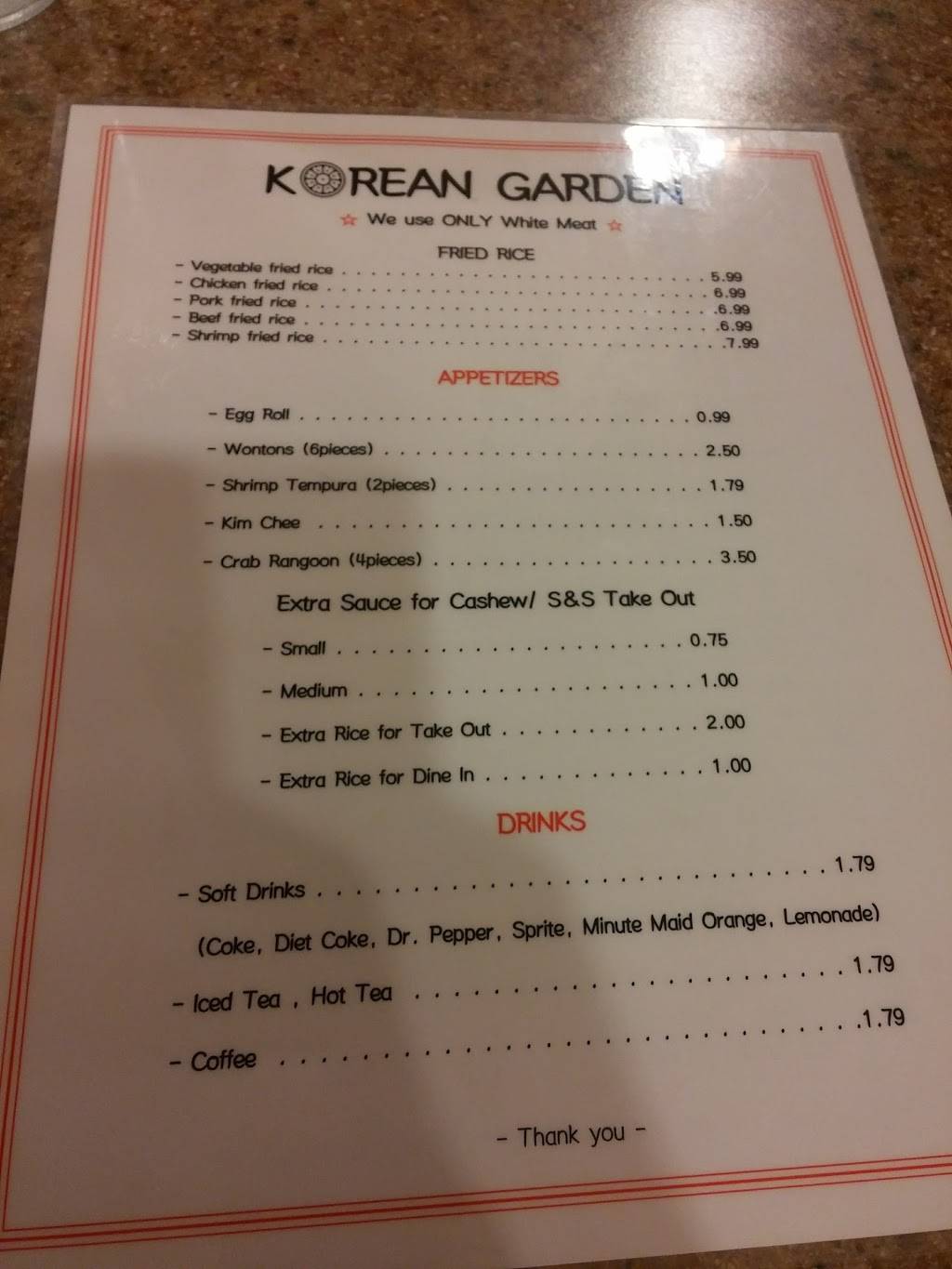 Korean Garden | restaurant | 414 E Jackson St, Willard, MO 65781, USA | 4177424222 OR +1 417-742-4222