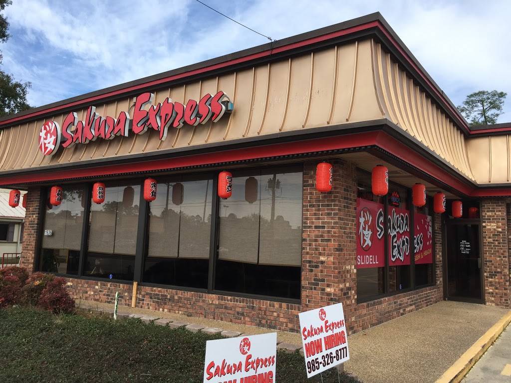 Sakura Express | restaurant | 1536 Gause Blvd, Slidell, LA 70458, USA | 9853268777 OR +1 985-326-8777