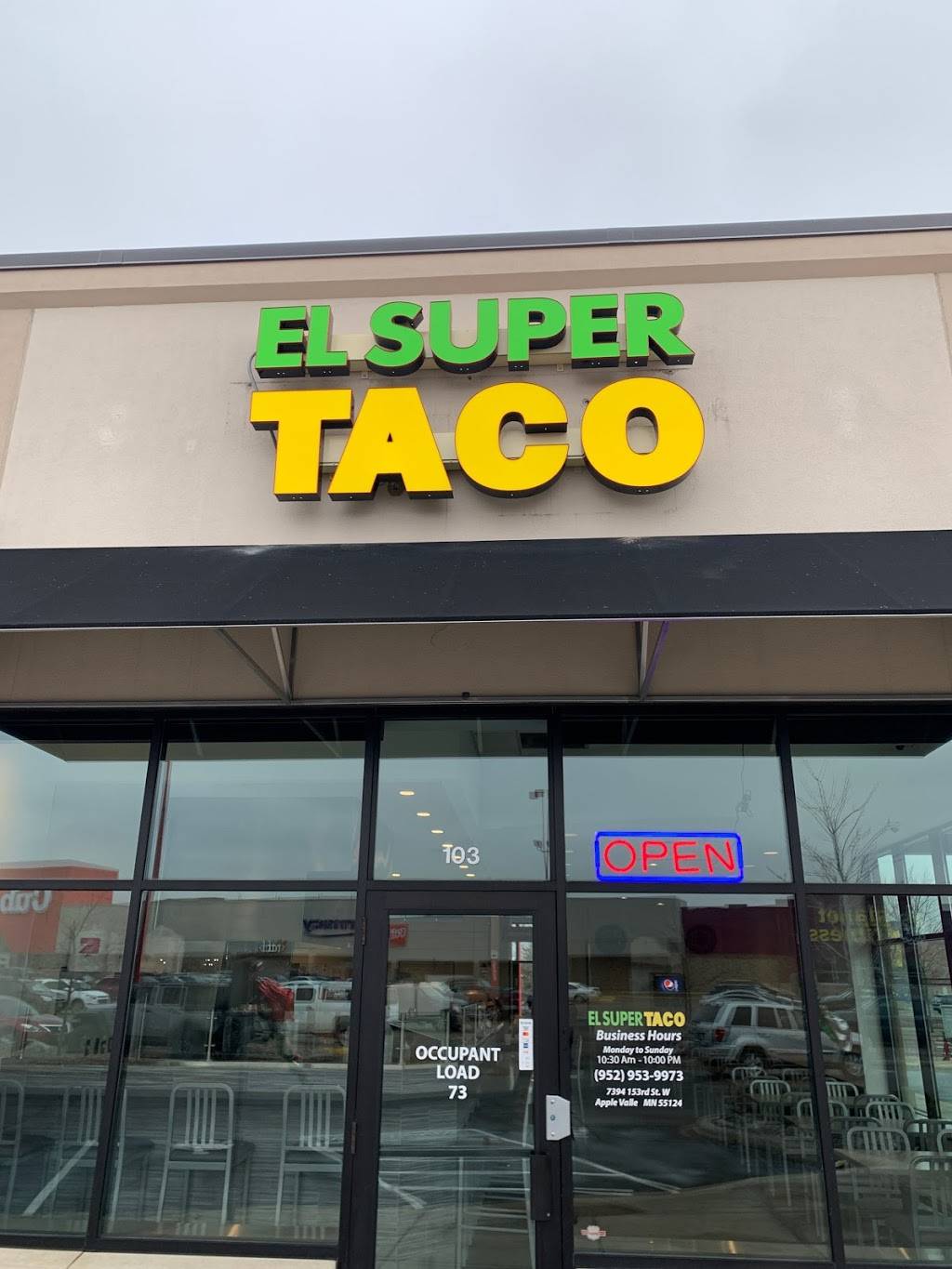 El Super Taco | 7394 153rd St W, Apple Valley, MN 55124, USA