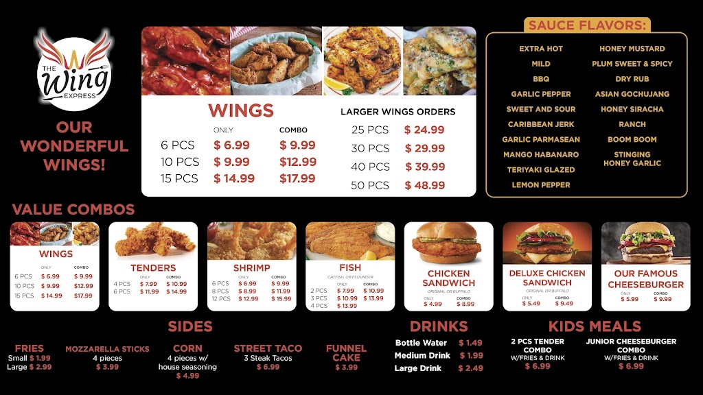 The Wing Express 418 W McIntyre St, Mullins, SC 29574, USA