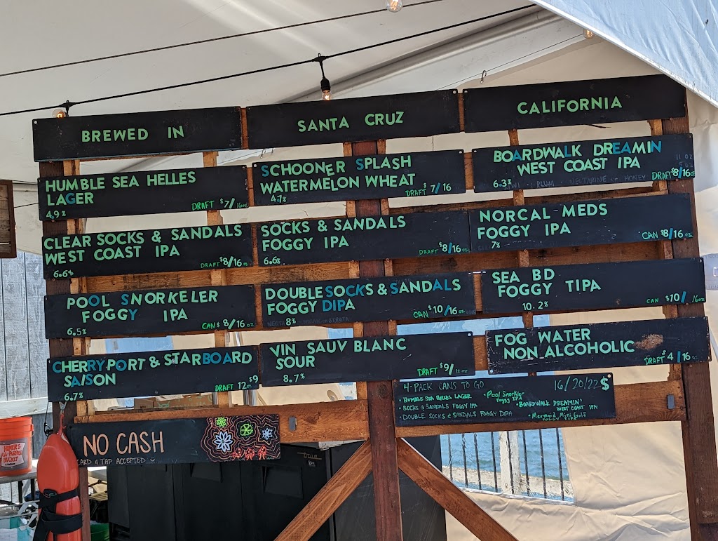 Humble Sea Beer Garden On The Wharf | 45 Municipal Wharf, Santa Cruz ...