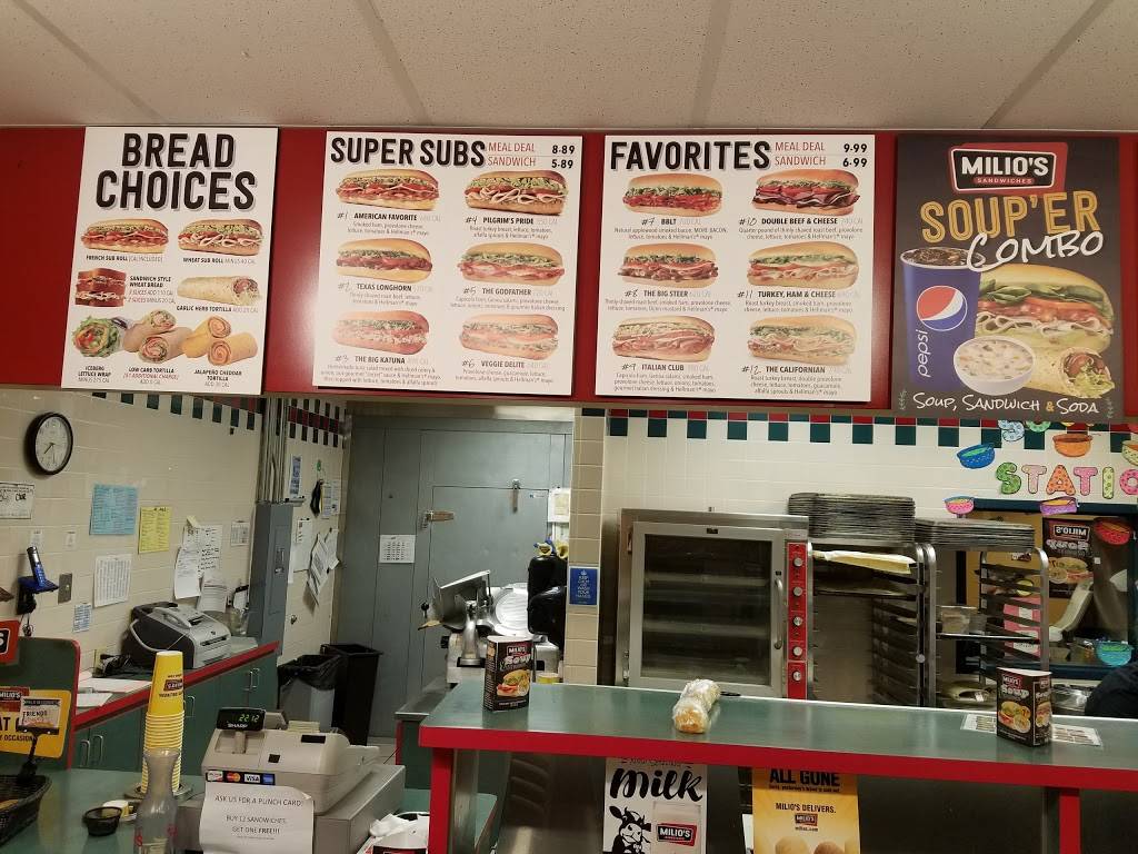 Milios Sandwiches | meal delivery | 2228 Humes Rd, Janesville, WI 53545, USA | 6087585550 OR +1 608-758-5550