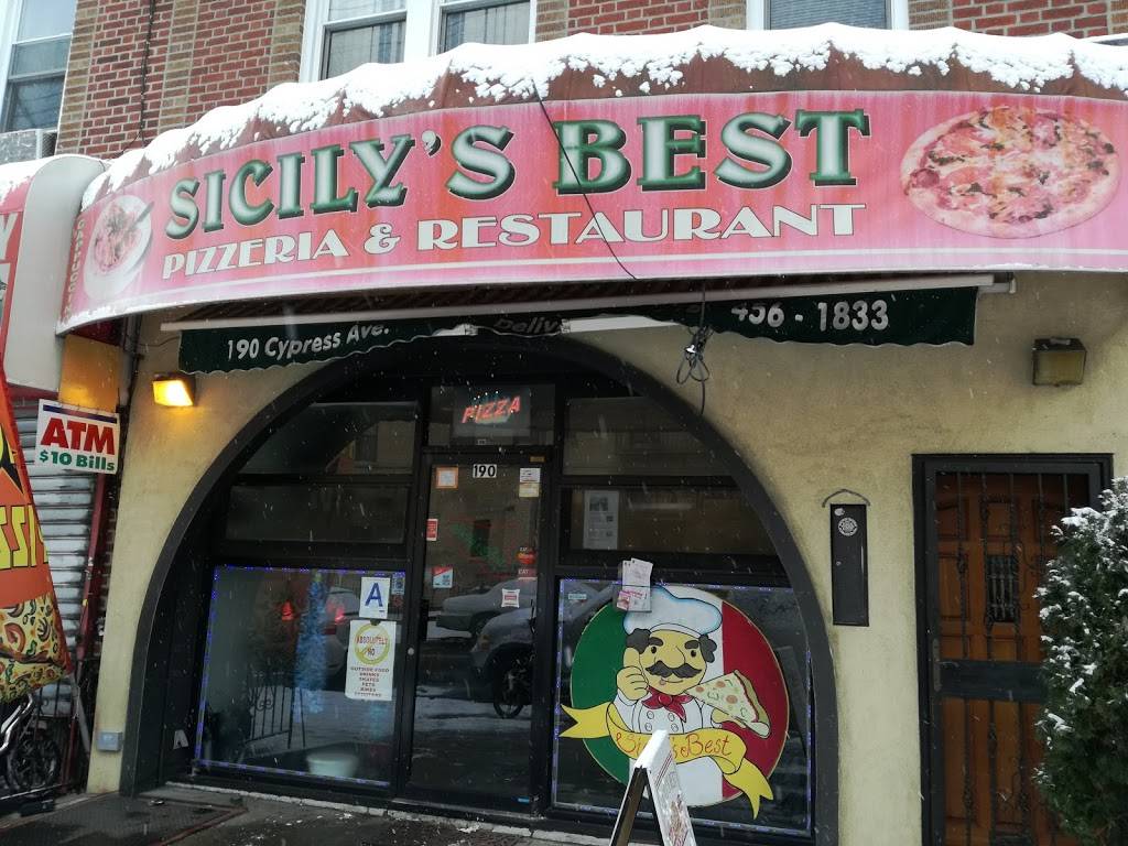 Sicilys Best Pizza | meal delivery | 190 Cypress Ave, Brooklyn, NY 11237, USA | 7184561833 OR +1 718-456-1833