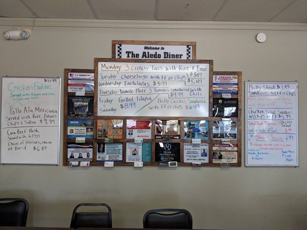 Aledo Diner | restaurant | 205 N Front St, Aledo, TX 76008, USA | 8174419753 OR +1 817-441-9753
