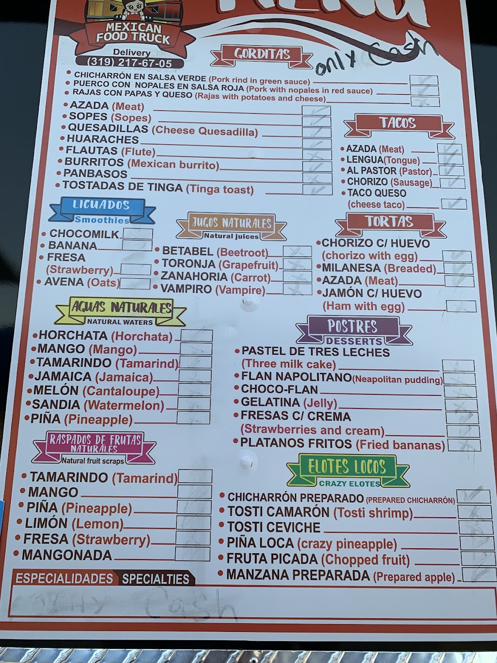 Yeily gorditas mexican food truck | restaurant | Parking lot, 1000 W Washington St, Mt Pleasant, IA 52641, USA | 3192176705 OR +1 319-217-6705